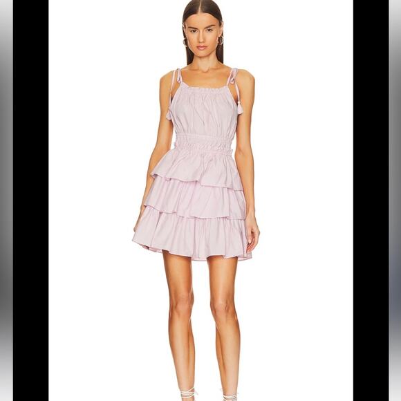 NWOT Women’s Steve Madden Mireya Mini Dress in Pink Tulle – Sz Large - Picture 1 of 7